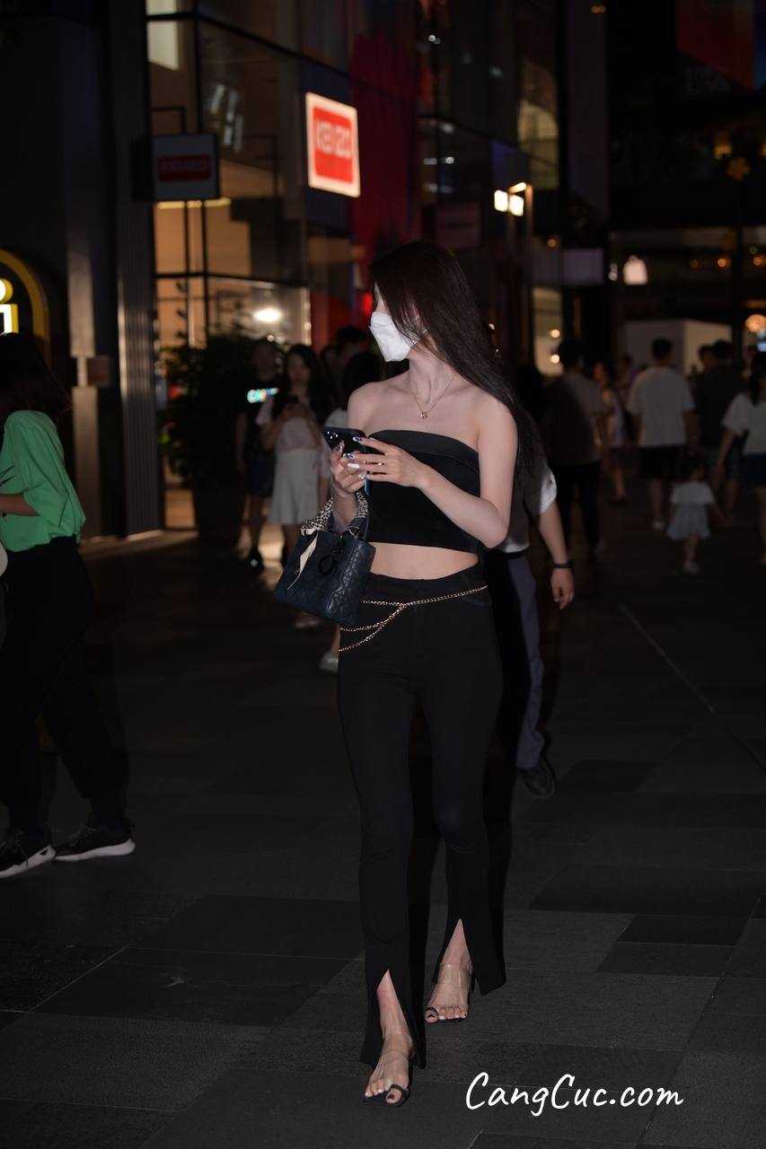 [精选街拍作品] No.4563 修身黑色系